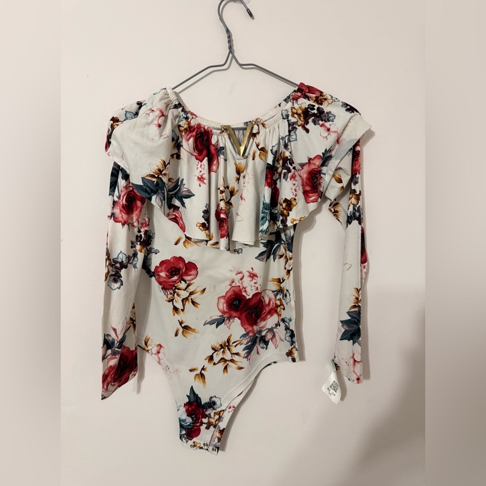 Floral Off-Shoulder Bodysuit
